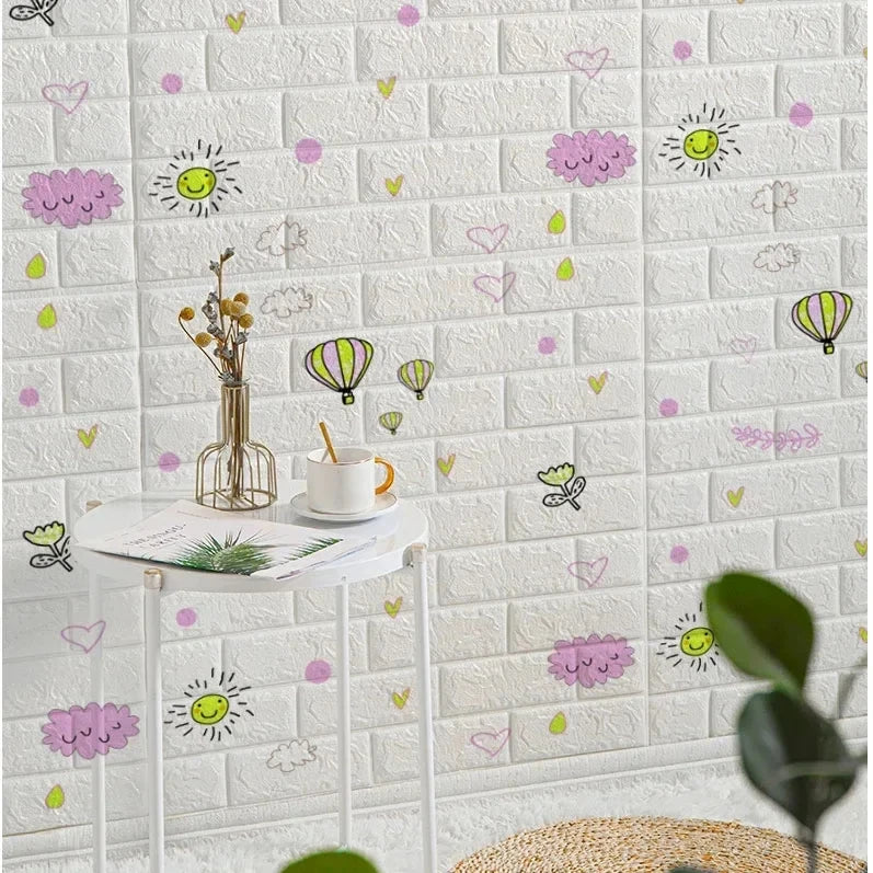 Continuous Brick Wall Sticker