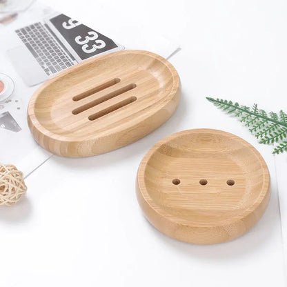 Bamboo Soap Dishes Tray Holder