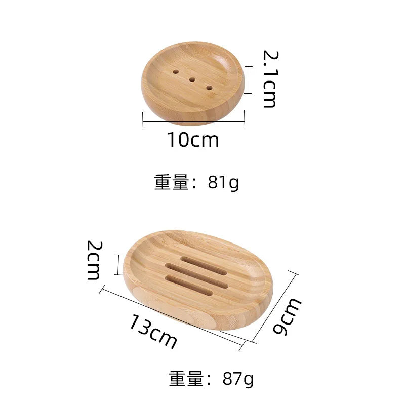 Bamboo Soap Dishes Tray Holder