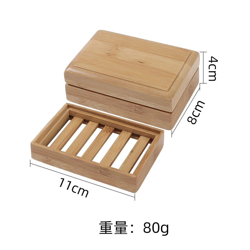 Bamboo Soap Dishes Tray Holder