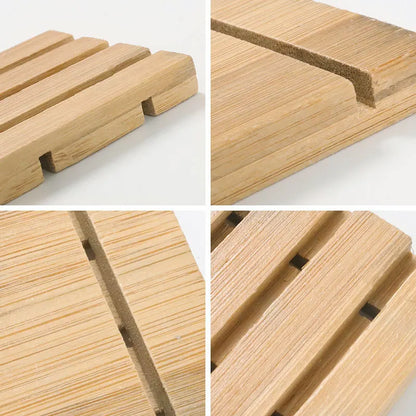 Bamboo Soap Dishes Tray Holder