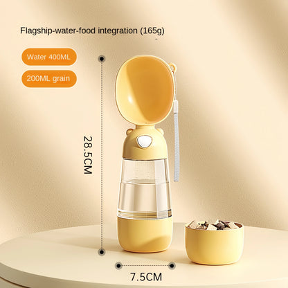Portable Pet Water with Food Travel Cup