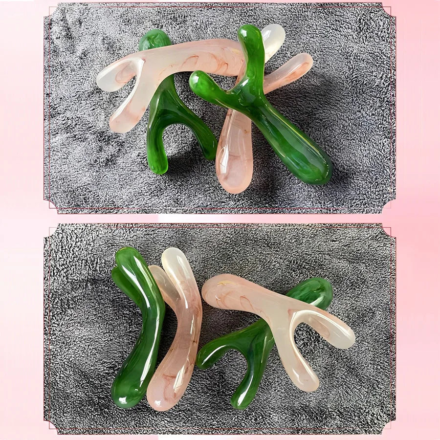 Y-Shaped Resin Face Lifting and Nose Massage Tool