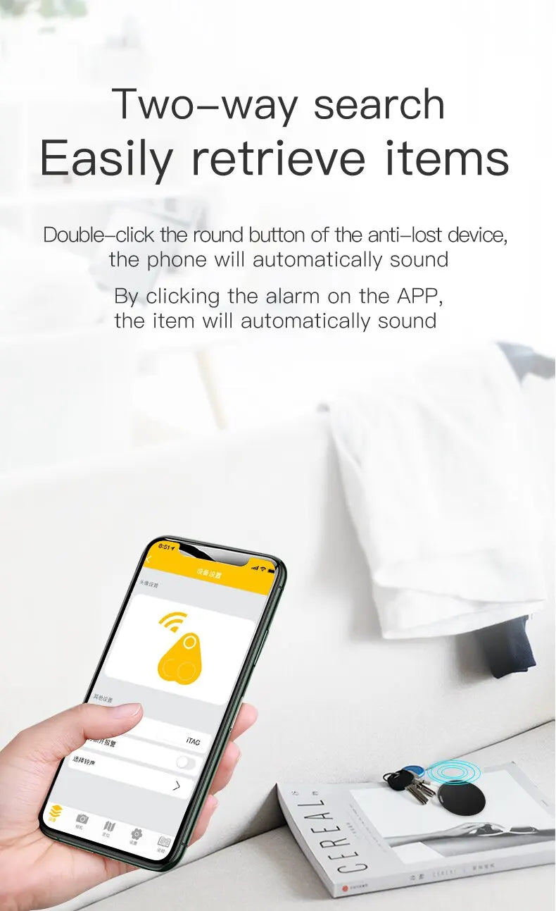 Mini Bluetooth GPS Tracker Anti-Lost Smart Finder