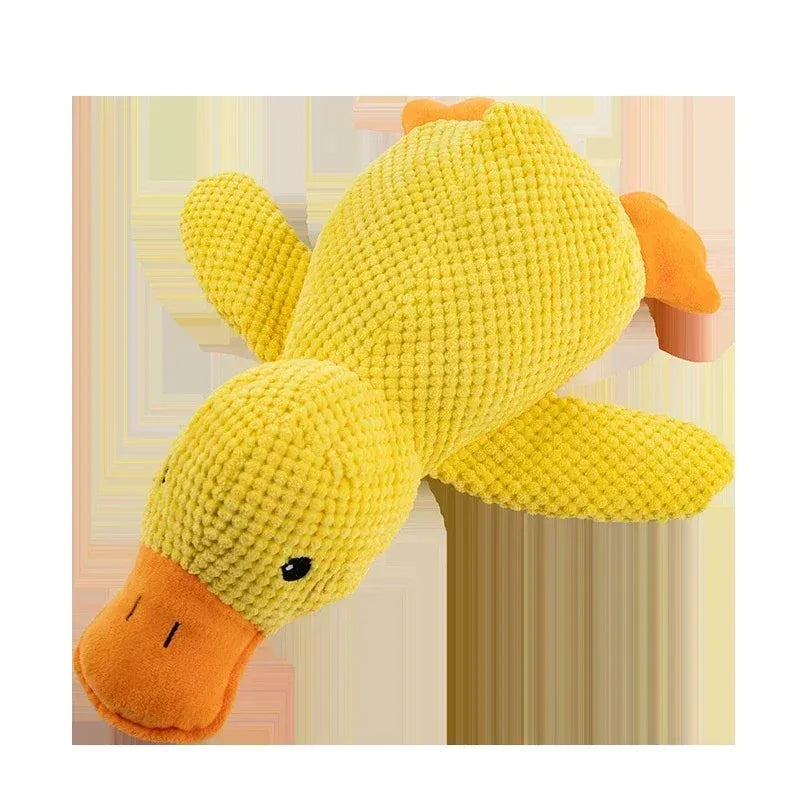 Calming Duck Plush Chew Toy for Dogs