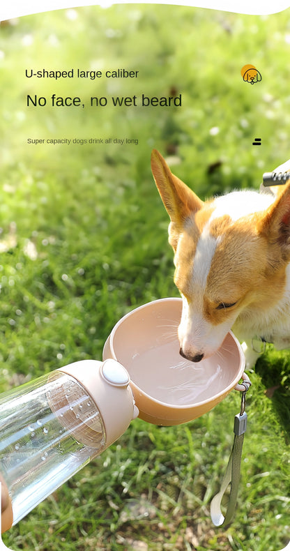 Portable Pet Water with Food Travel Cup