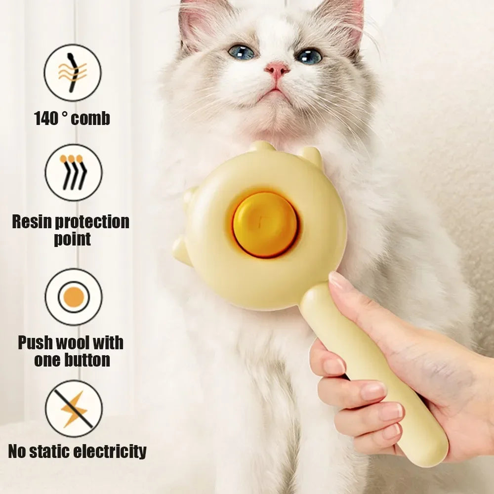 Pet Hair Grooming Brush & Comb