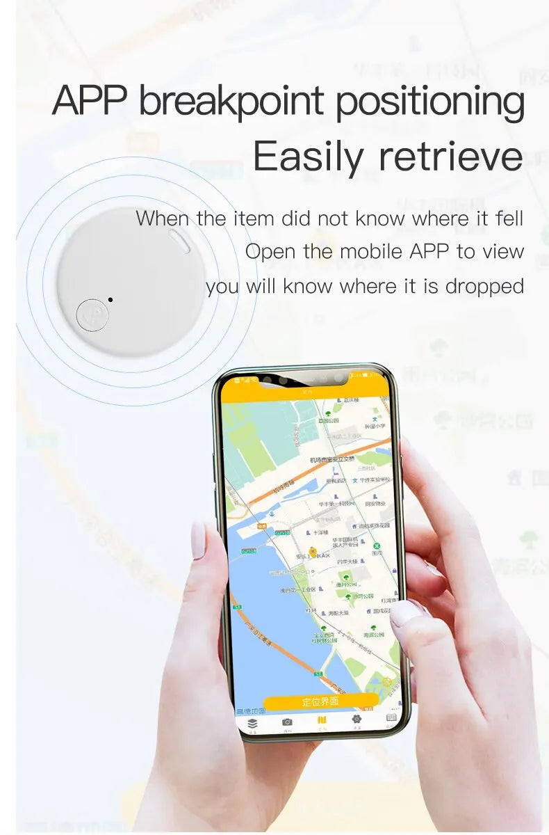 Mini Bluetooth GPS Tracker Anti-Lost Smart Finder