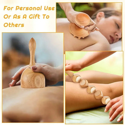 Wooden Lymphatic Drainage and Body Sculpting Tools