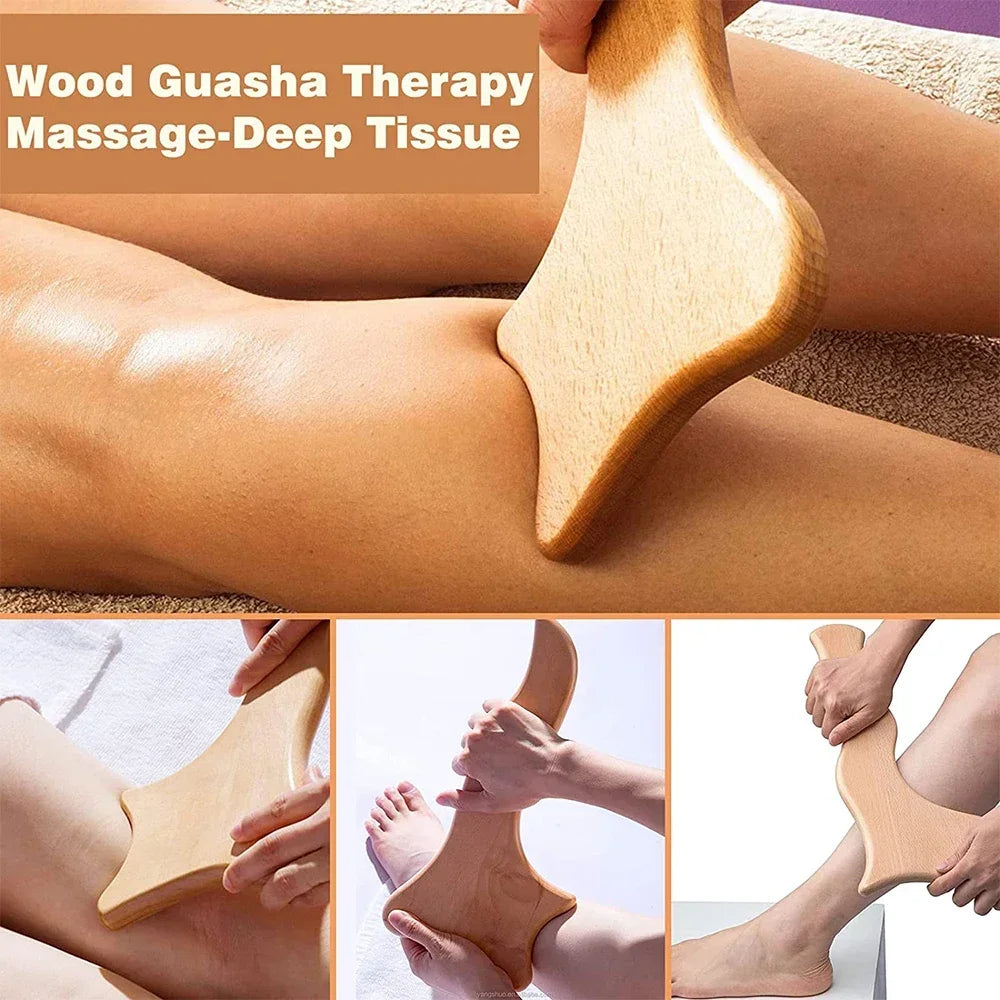 Wooden Lymphatic Drainage and Body Sculpting Tools