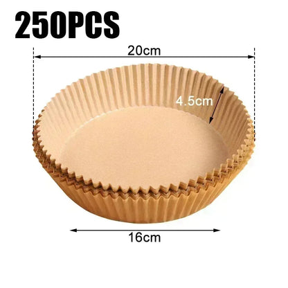 50-Pack Air Fryer Silicone Paper Liners