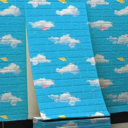 Continuous Brick Wall Sticker