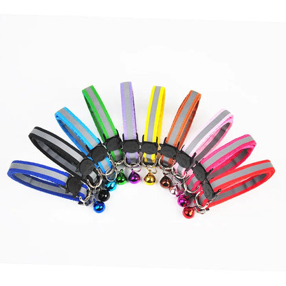 Reflective Cat & Puppy Collar with Bell