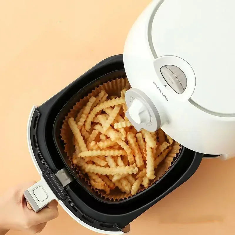 50-Pack Air Fryer Silicone Paper Liners
