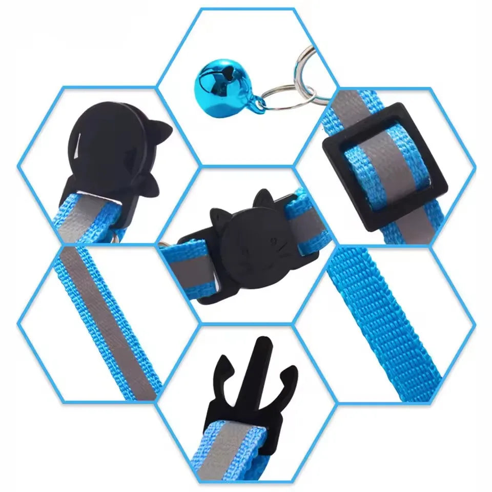 Reflective Cat & Puppy Collar with Bell