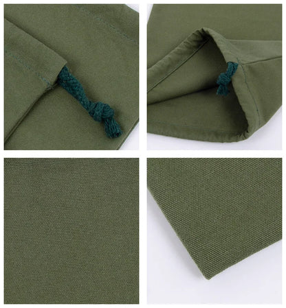 Cotton Drawstring Storage White Canvas Bags