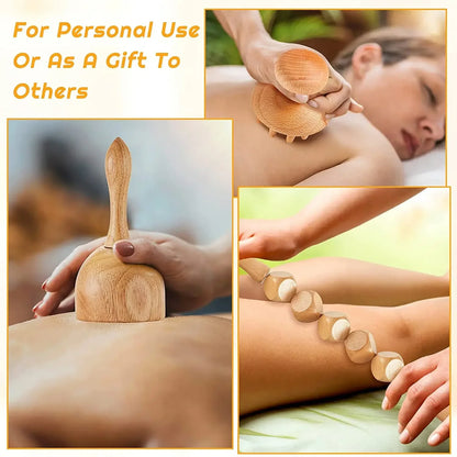 Wooden Lymphatic Drainage and Body Sculpting Tools