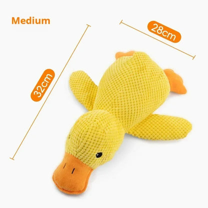Calming Duck Plush Chew Toy for Dogs