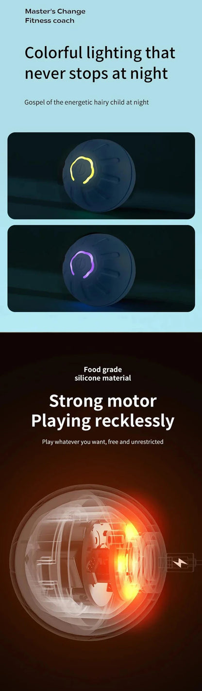 Interactive Automatic Moving Pet Toy Ball