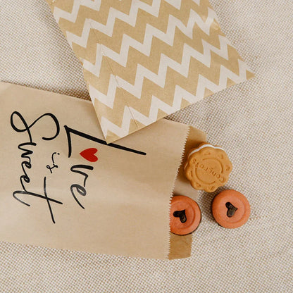 Thank You Kraft Paper Gift Treat Bags