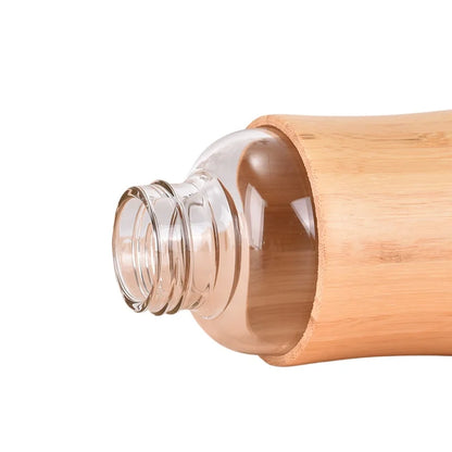550ml Borosilicate Glass Travel Cup with Bamboo Sleeve