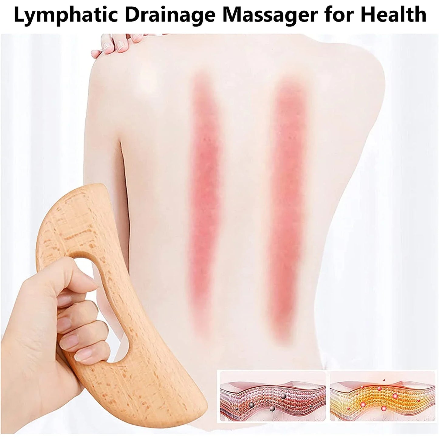 Wooden Body Gua Sha Massage Tool