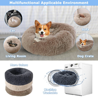 Round Plush Pet Bed