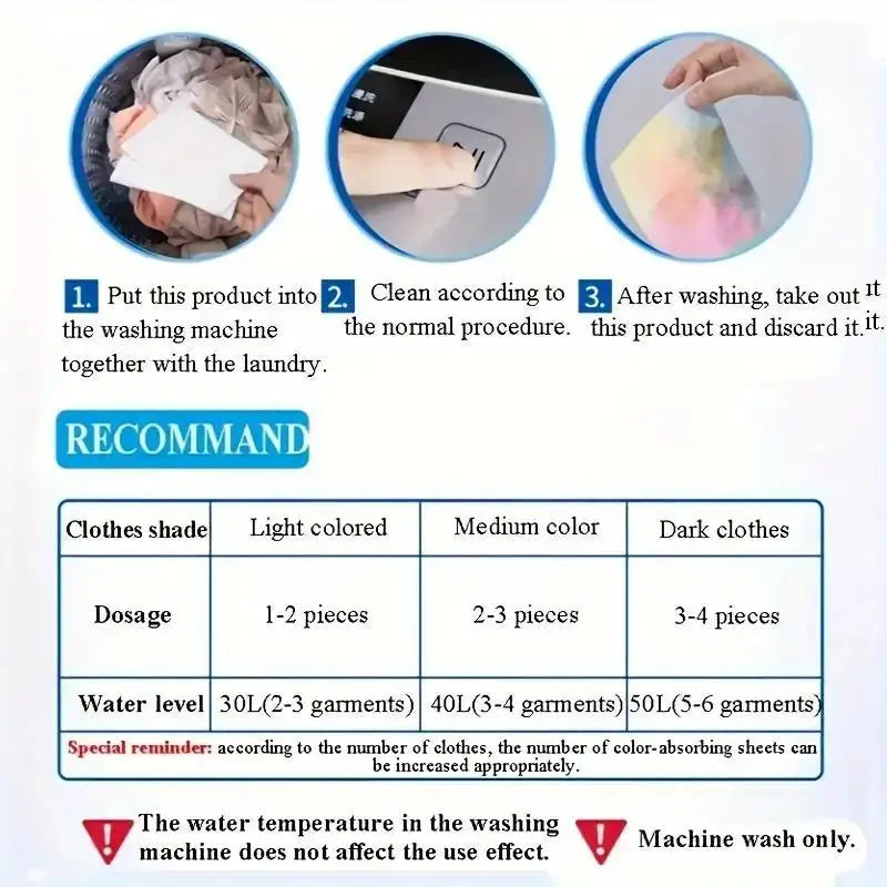 Dye-Resistant Laundry Protection Sheets