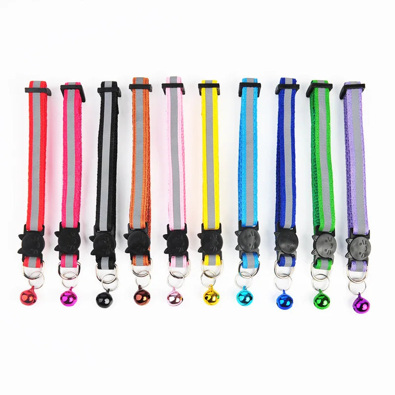 Reflective Cat & Puppy Collar with Bell