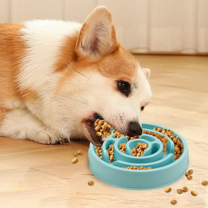 Non-Slip Anti-Gulping Pet Feeding Dish