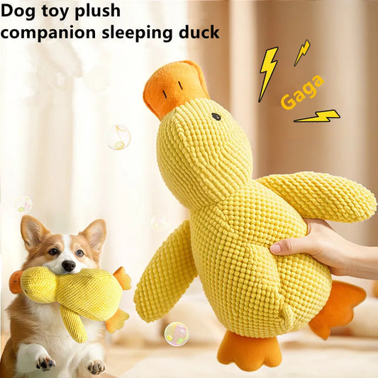 Calming Duck Plush Chew Toy for Dogs