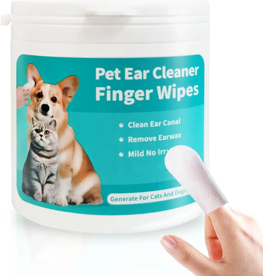 Pet Ear Cleaning Finger Wipes