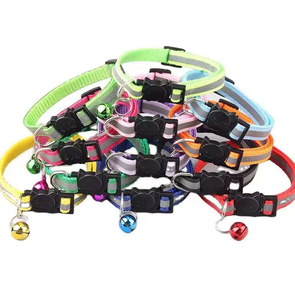 Reflective Cat & Puppy Collar with Bell
