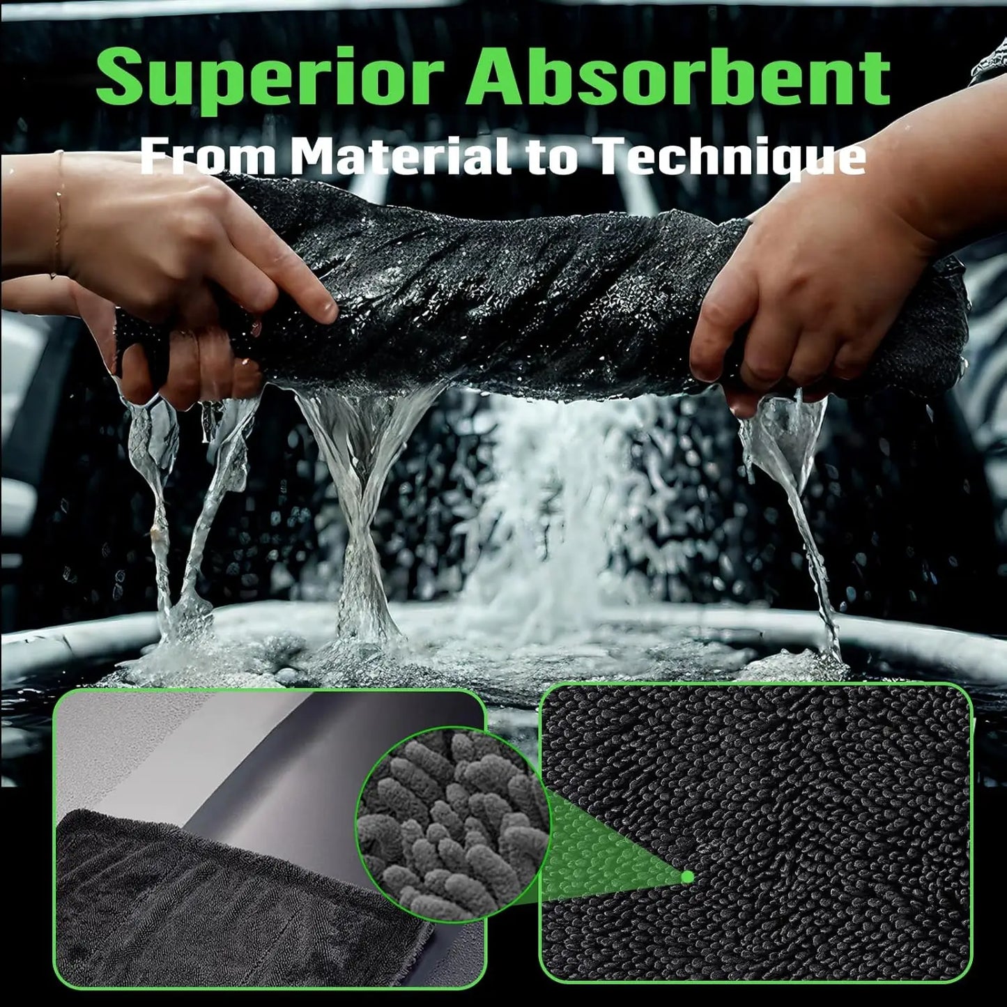 Ultra-Absorbent Microfiber Cleaning Cloth