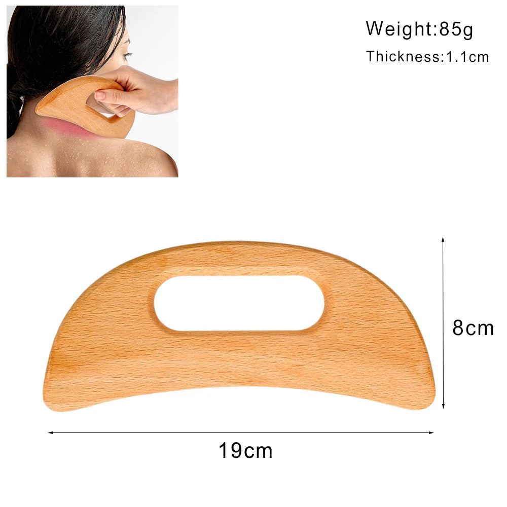 Wooden Lymphatic Drainage and Body Sculpting Tools