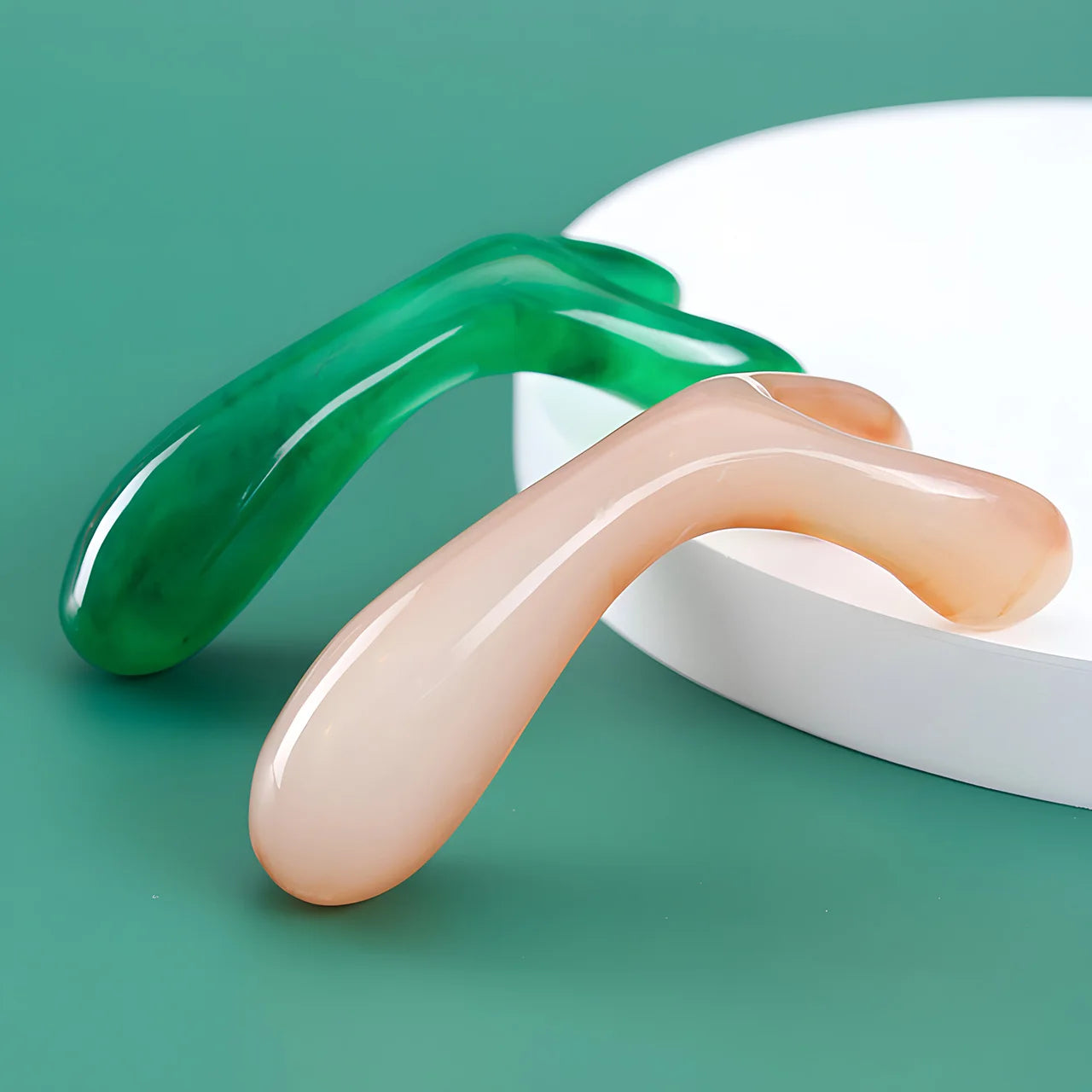 Y-Shaped Resin Face Lifting and Nose Massage Tool