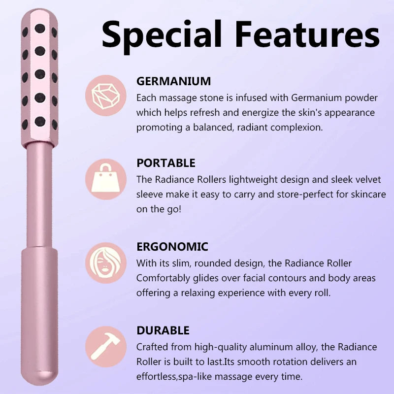 Germanium Face Massage Roller Stick