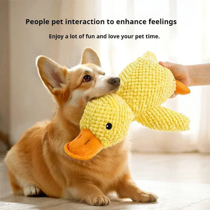 Calming Duck Plush Chew Toy for Dogs