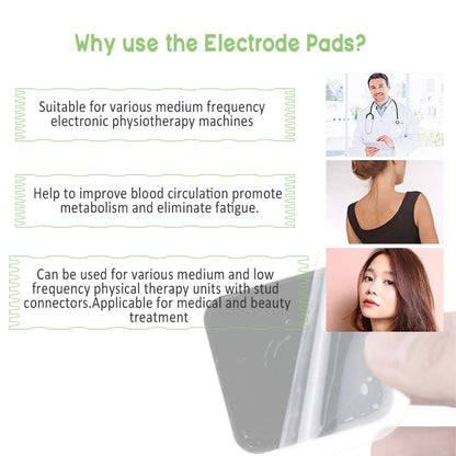 Reusable TENS and EMS Electrode Pads