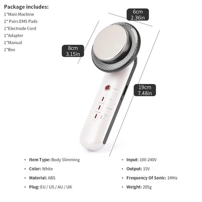 Ultrasound EMS Body Slimming Massager