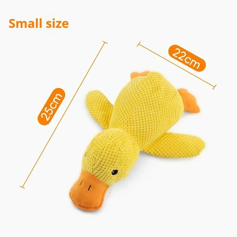 Calming Duck Plush Chew Toy for Dogs