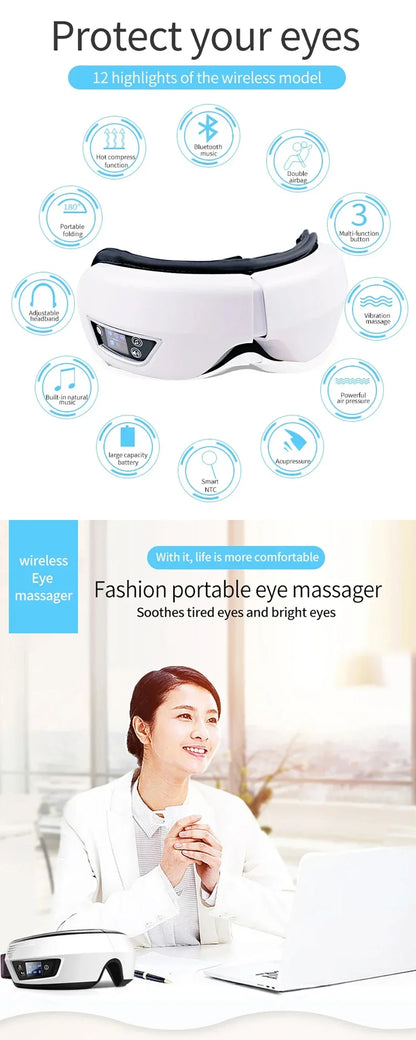 6D Smart Eye Massager