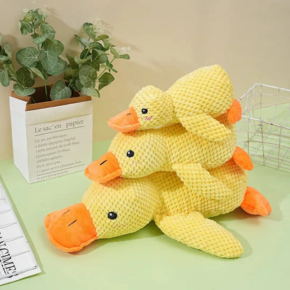 Calming Duck Plush Chew Toy for Dogs