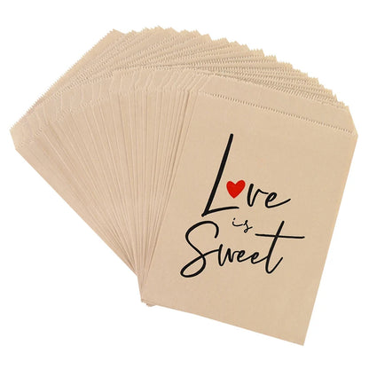 Thank You Kraft Paper Gift Treat Bags