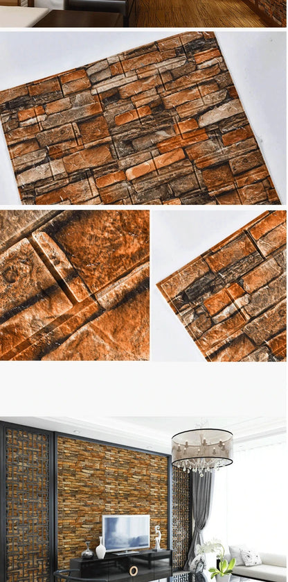Continuous Brick Wall Sticker