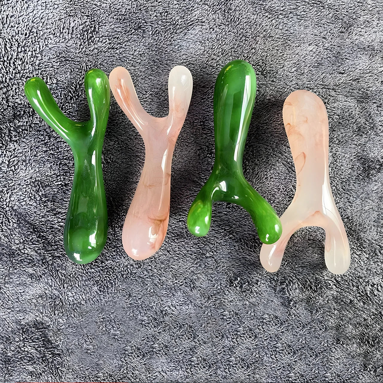 Y-Shaped Resin Face Lifting and Nose Massage Tool