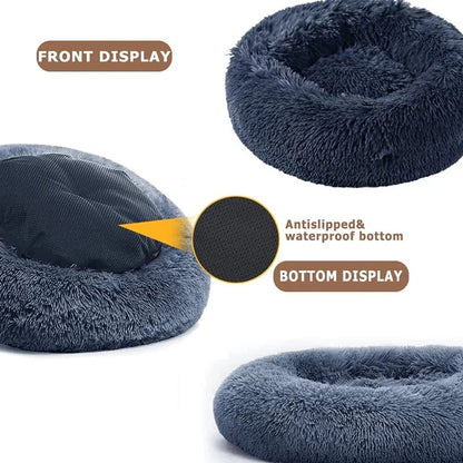 Round Plush Pet Bed