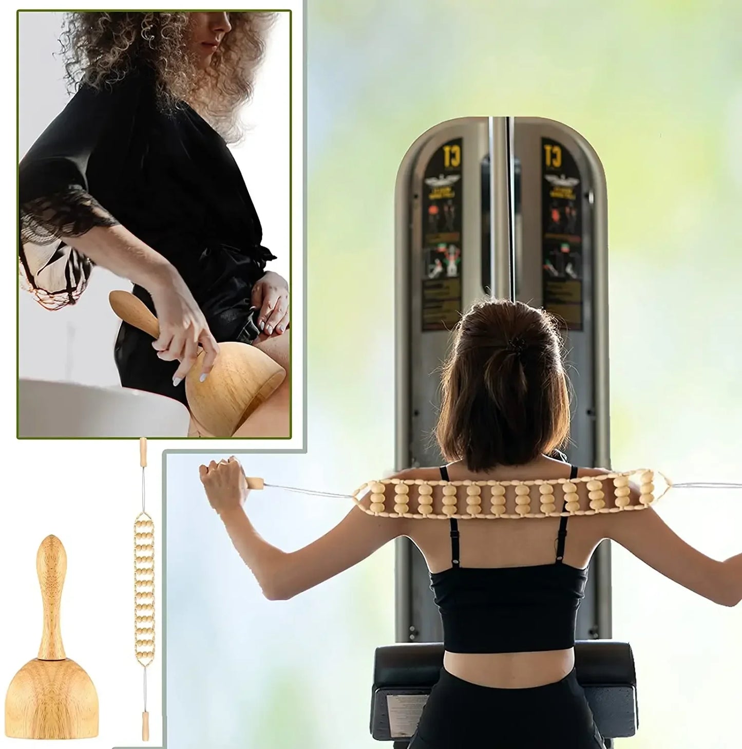 Wooden Lymphatic Drainage and Body Sculpting Tools