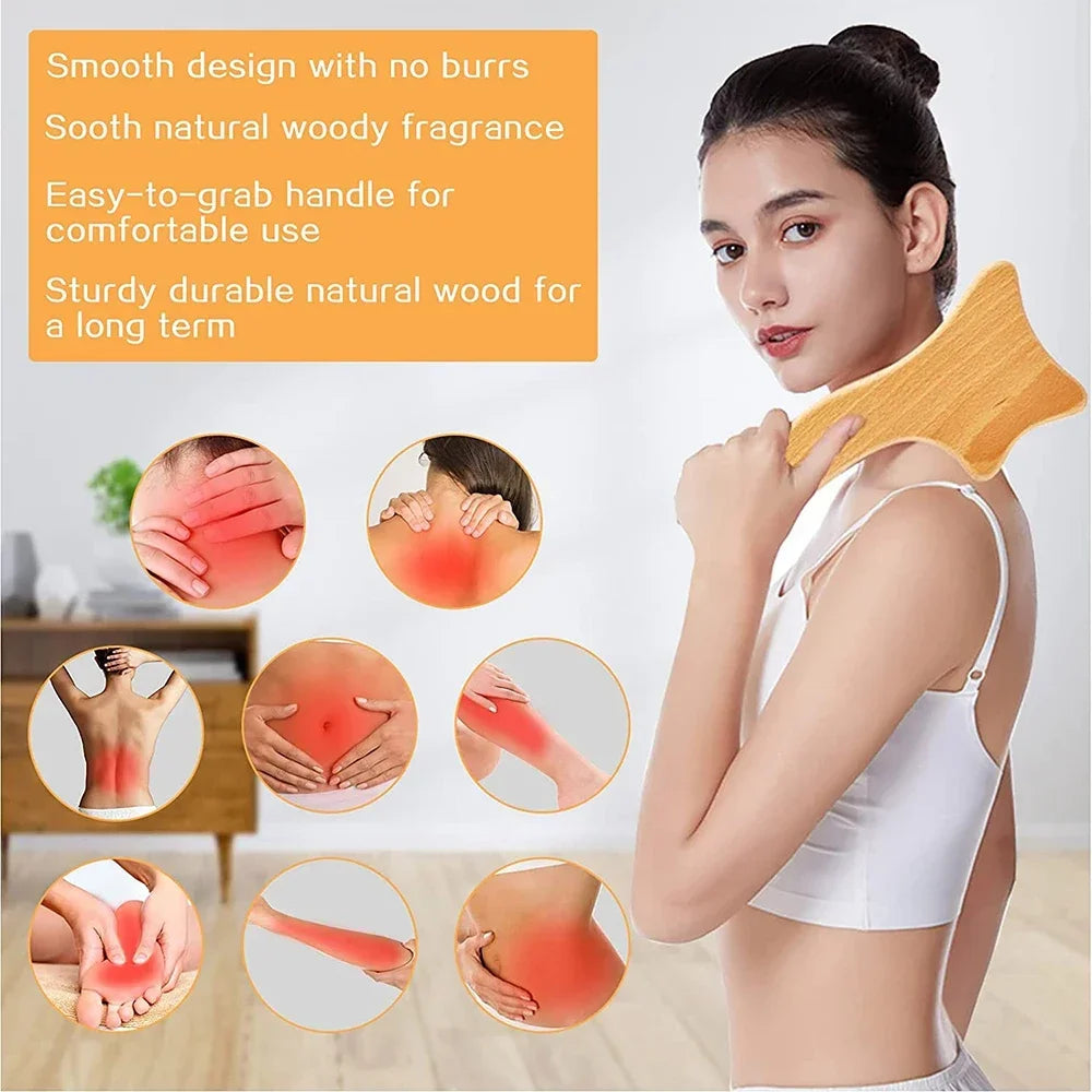 Wooden Lymphatic Drainage and Body Sculpting Tools