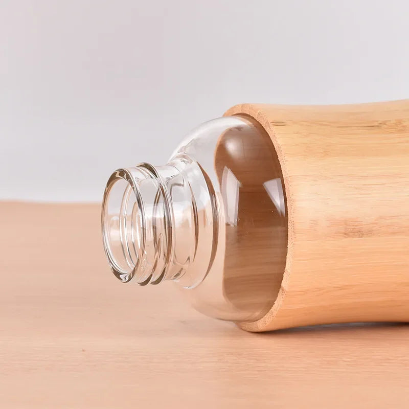 550ml Borosilicate Glass Travel Cup with Bamboo Sleeve
